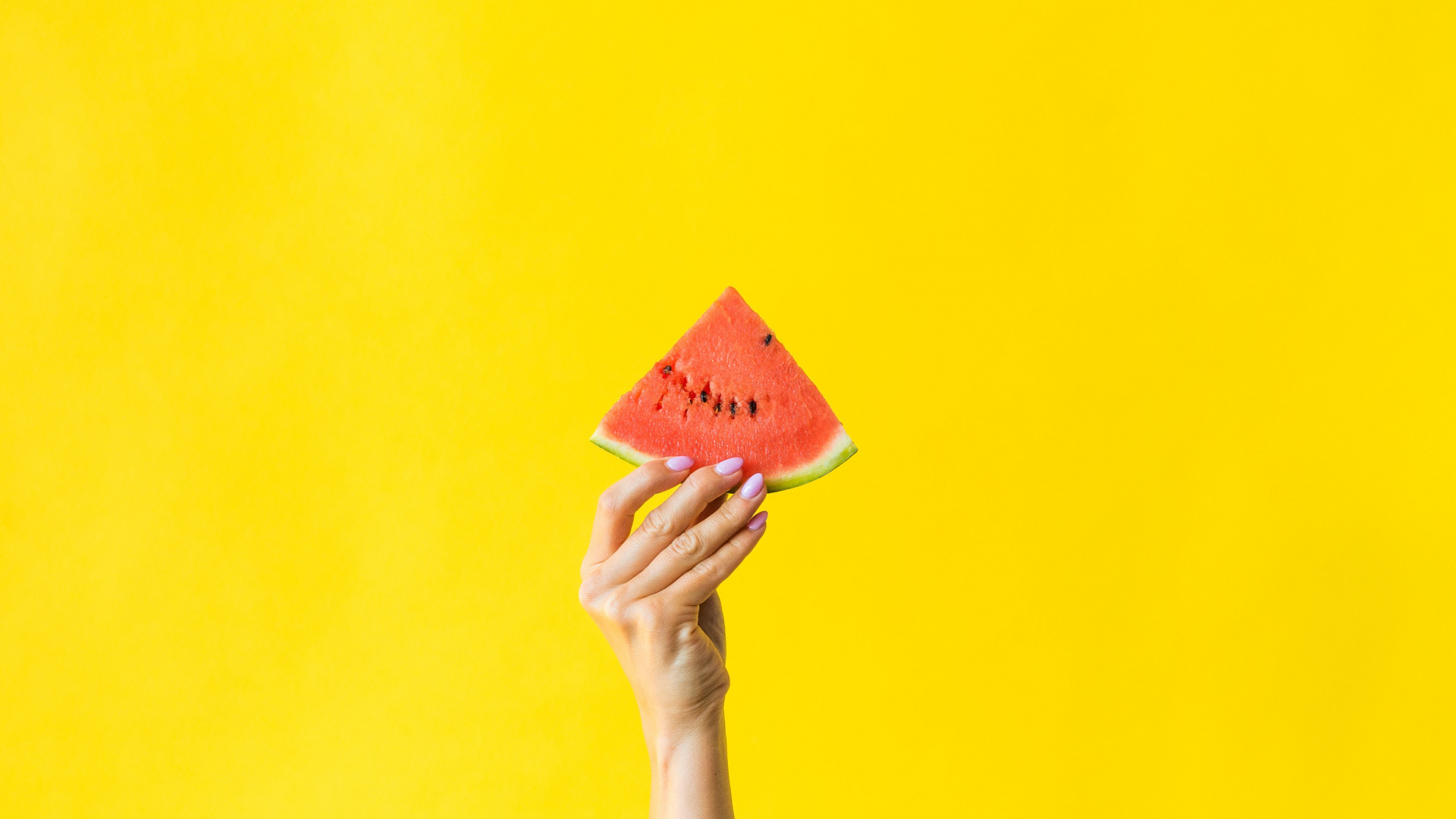 Person Holding Orange and Yellow Cone. Wallpaper in 1920x1080 Resolution