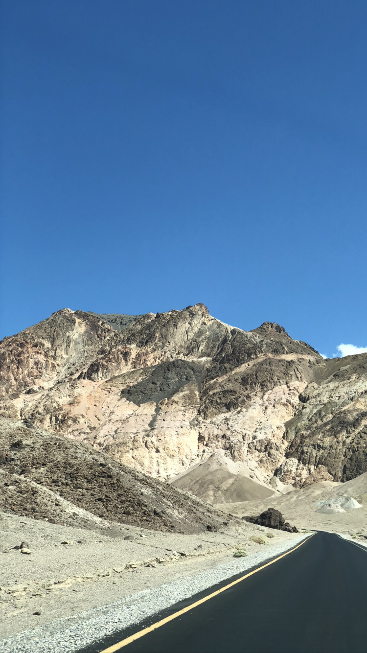 Usa, Nevada, Death Valley, Death Valley National Park, Mountainous Landforms. Wallpaper in 750x1334 Resolution