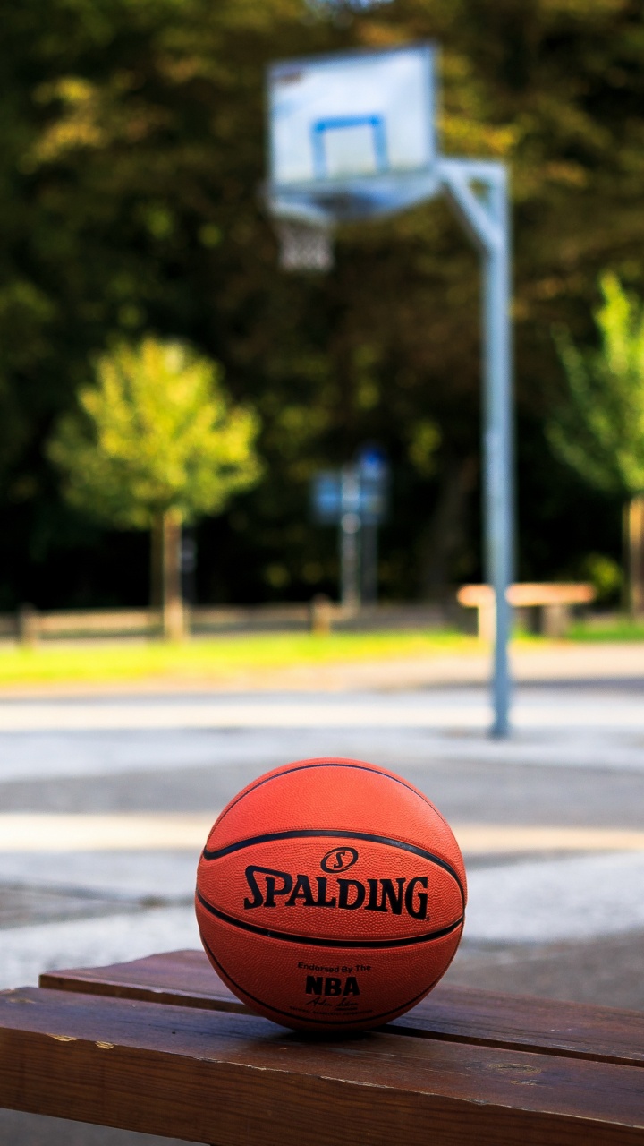 Spalding, Sports, Basketball, Light, Sports Equipment. Wallpaper in 720x1280 Resolution