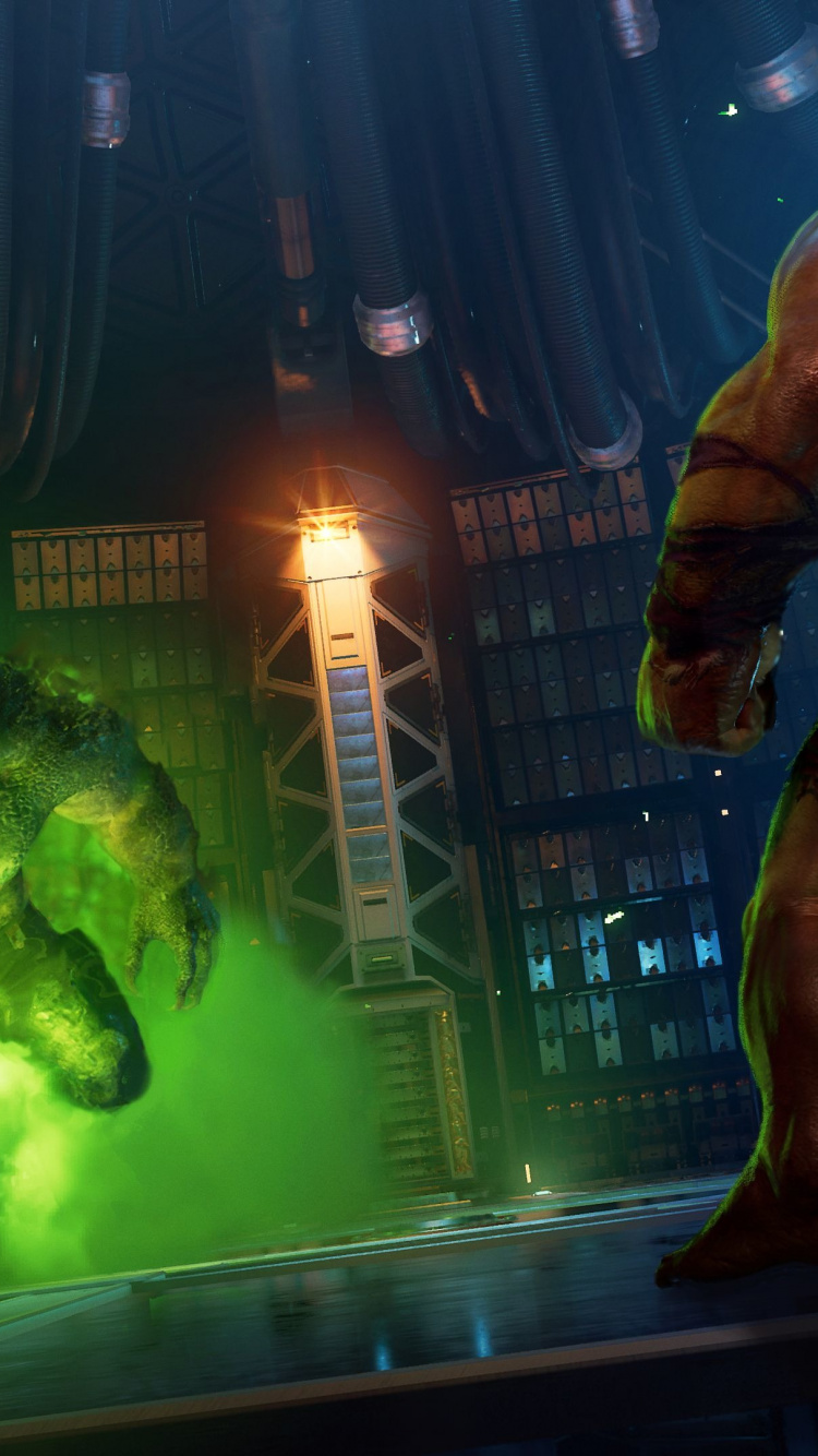 Marvel Avengers Beta Hulk, Marvels Avengers, Hulk, Marvels Avengers Beta, Kamala Khan. Wallpaper in 750x1334 Resolution