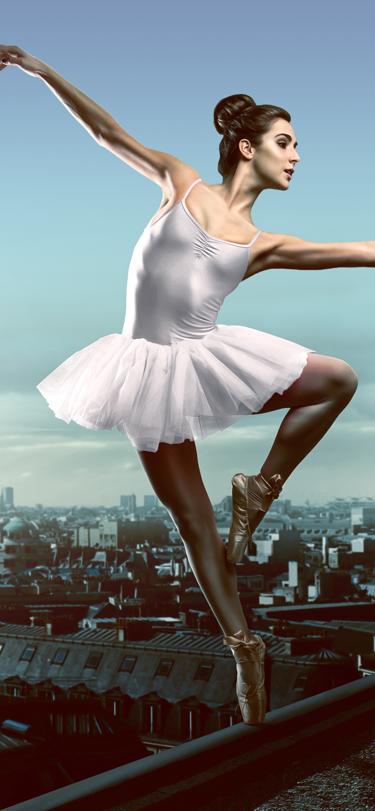 Find Me in Paris, Ballet Dancer, Dancer, Ballet, Jumping. Wallpaper in 1242x2688 Resolution