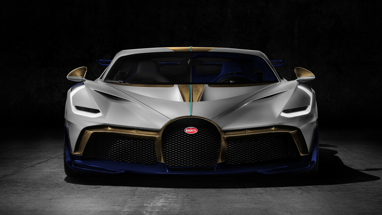 Weißer Und Schwarzer Lamborghini Aventador. Wallpaper in 1280x720 Resolution