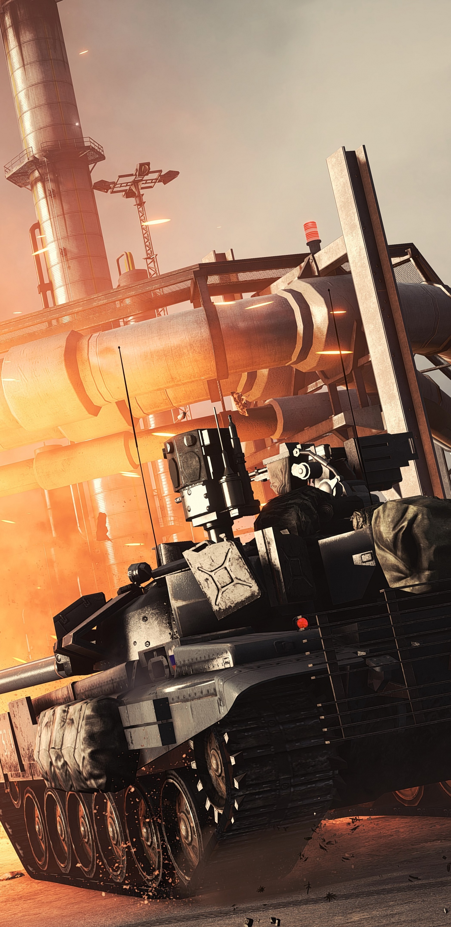 Tank, Explosion, Explosives Material, Battlefield 1, Militärische Organisation. Wallpaper in 1440x2960 Resolution