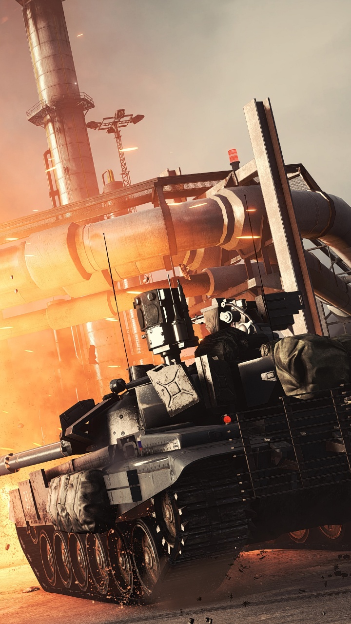 Tank, Explosion, Explosives Material, Battlefield 1, Militärische Organisation. Wallpaper in 720x1280 Resolution
