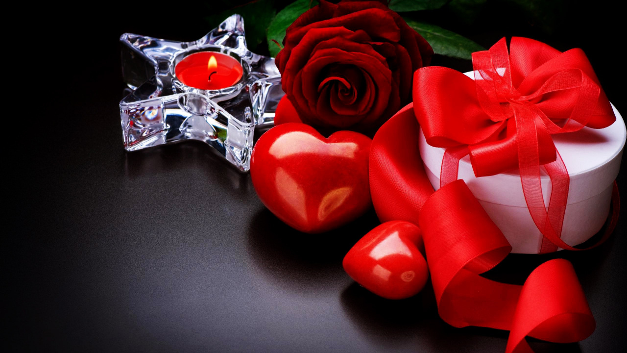 Red, Rose, Cut Flowers, Flower, Garden Roses. Wallpaper in 1280x720 Resolution