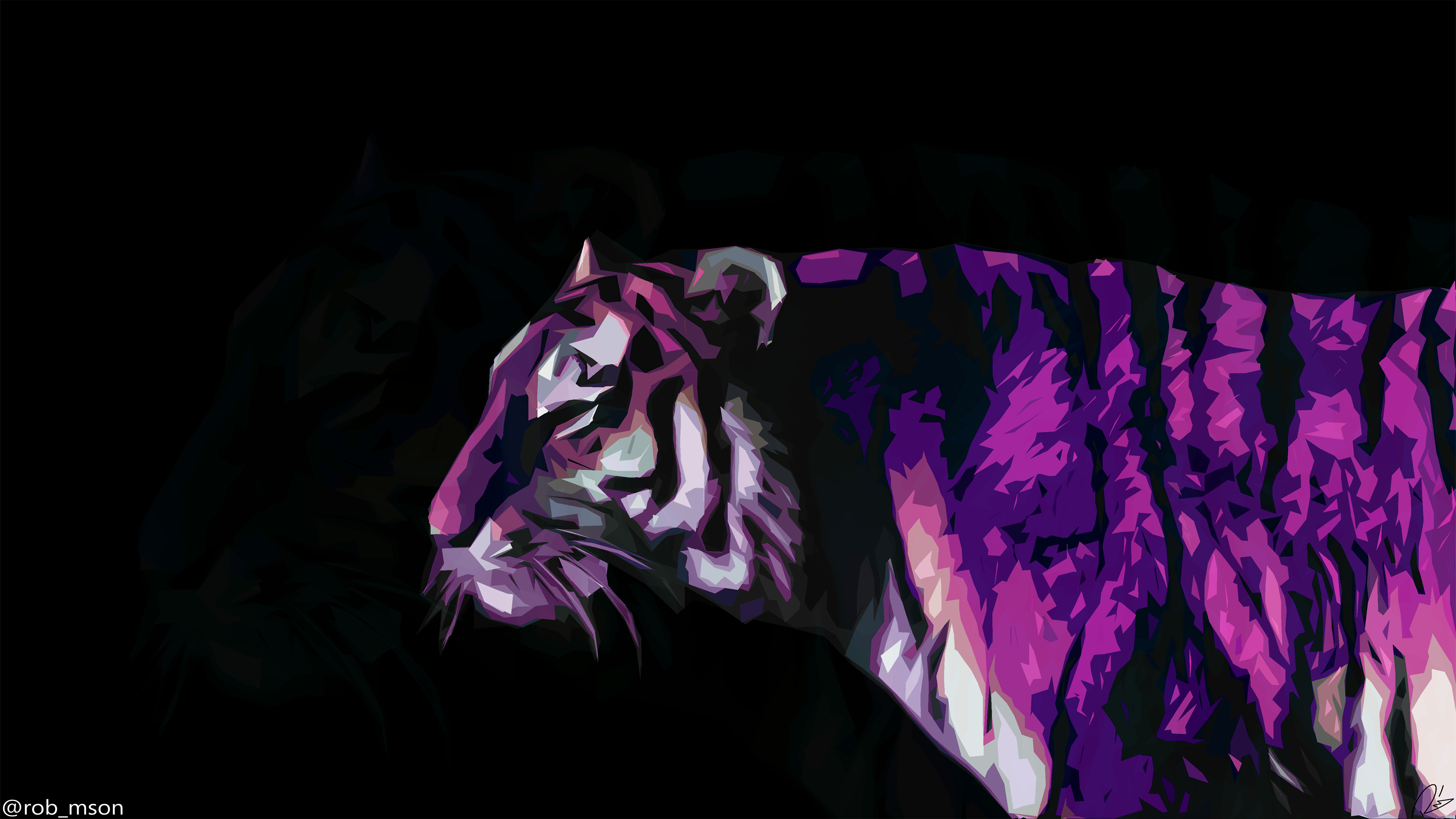 Morado, Manga, Violeta, Felidae, Magenta. Wallpaper in 3840x2160 Resolution