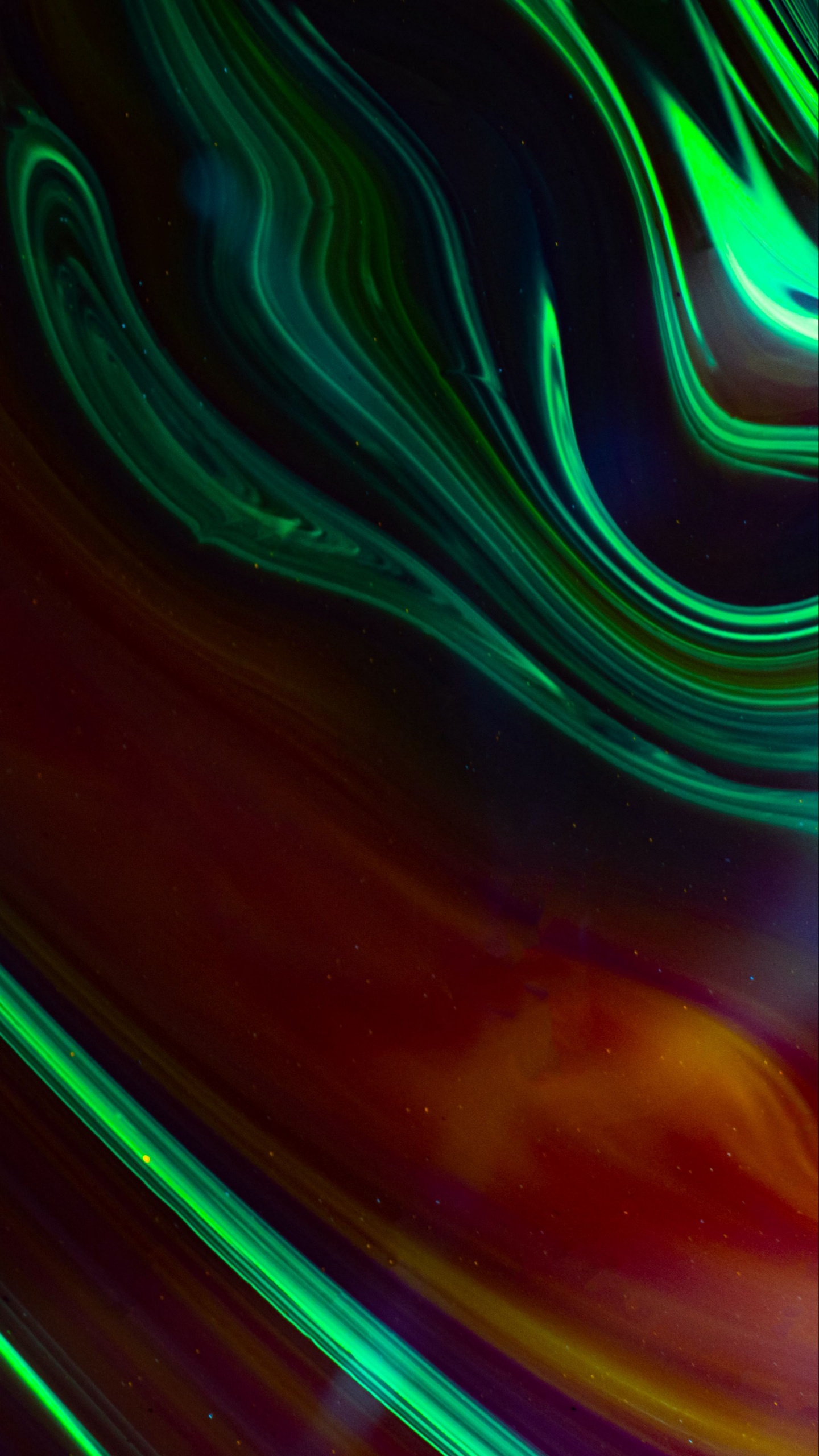 Light, Smartphone, Art, Abstract Art, Green. Wallpaper in 1440x2560 Resolution