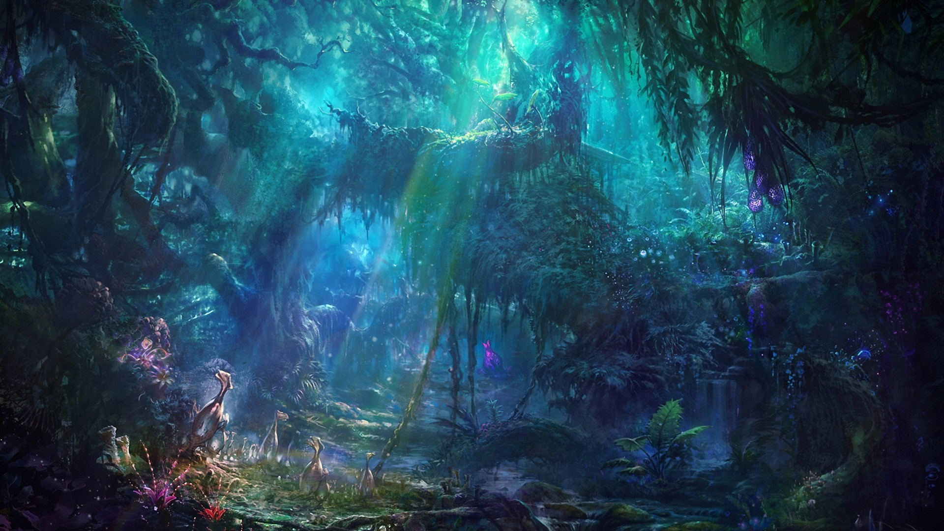 Green and Brown Plants on Brown Soil. Wallpaper in 1920x1080 Resolution