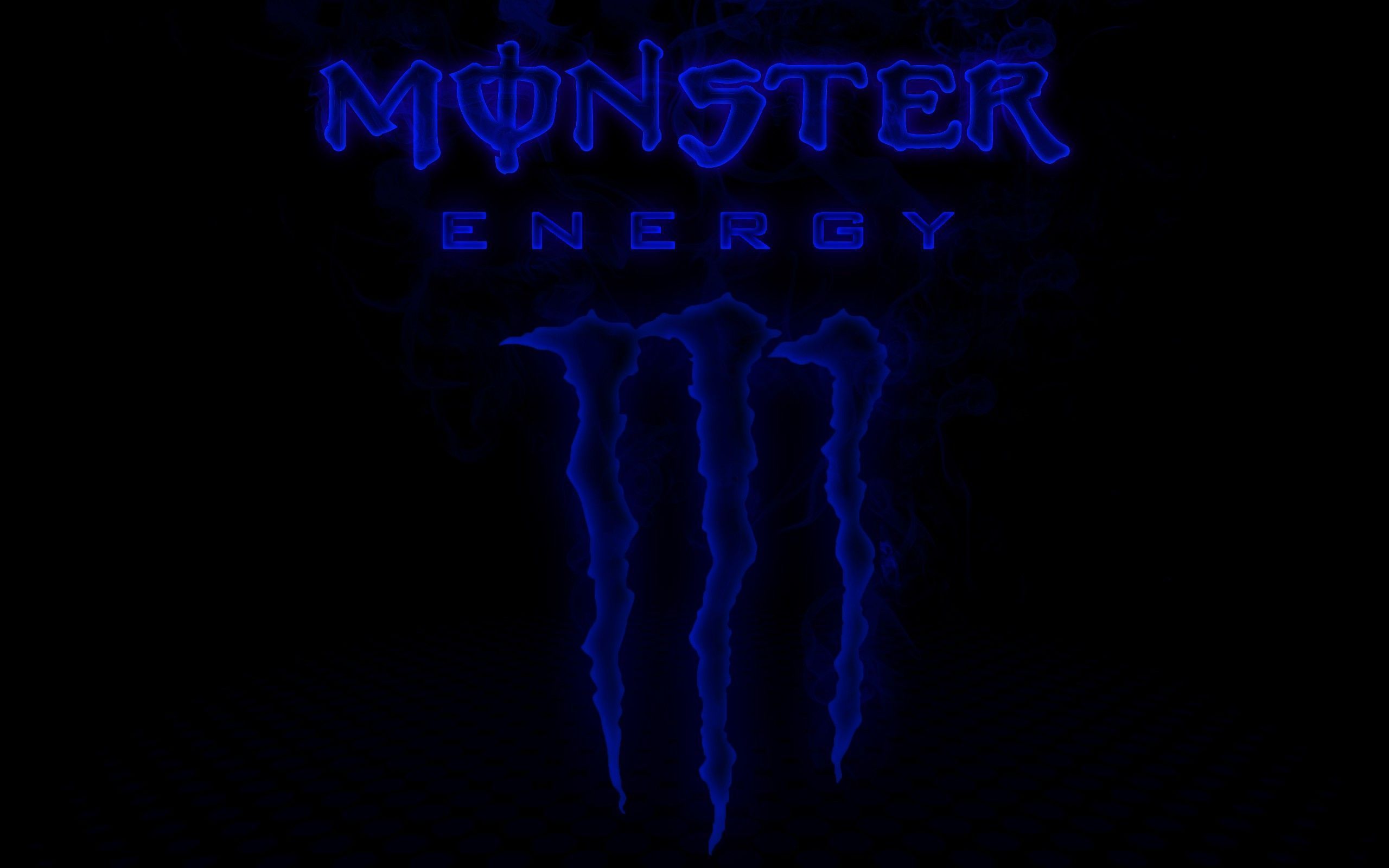 blue monster energy logo wallpaper