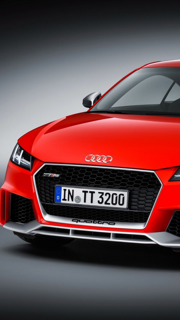 Rouge Audi r 8 Coupé. Wallpaper in 720x1280 Resolution