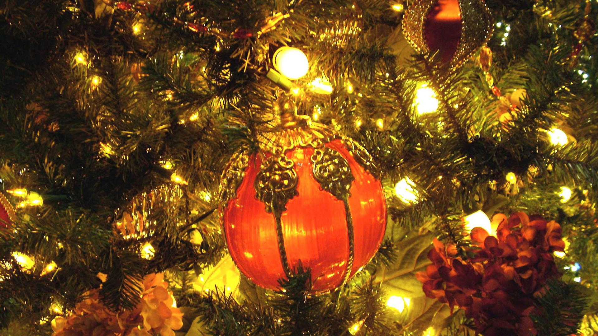 Neujahr, Ded Moroz, Weihnachten, Christmas Ornament, Weihnachtsbaum. Wallpaper in 1920x1080 Resolution