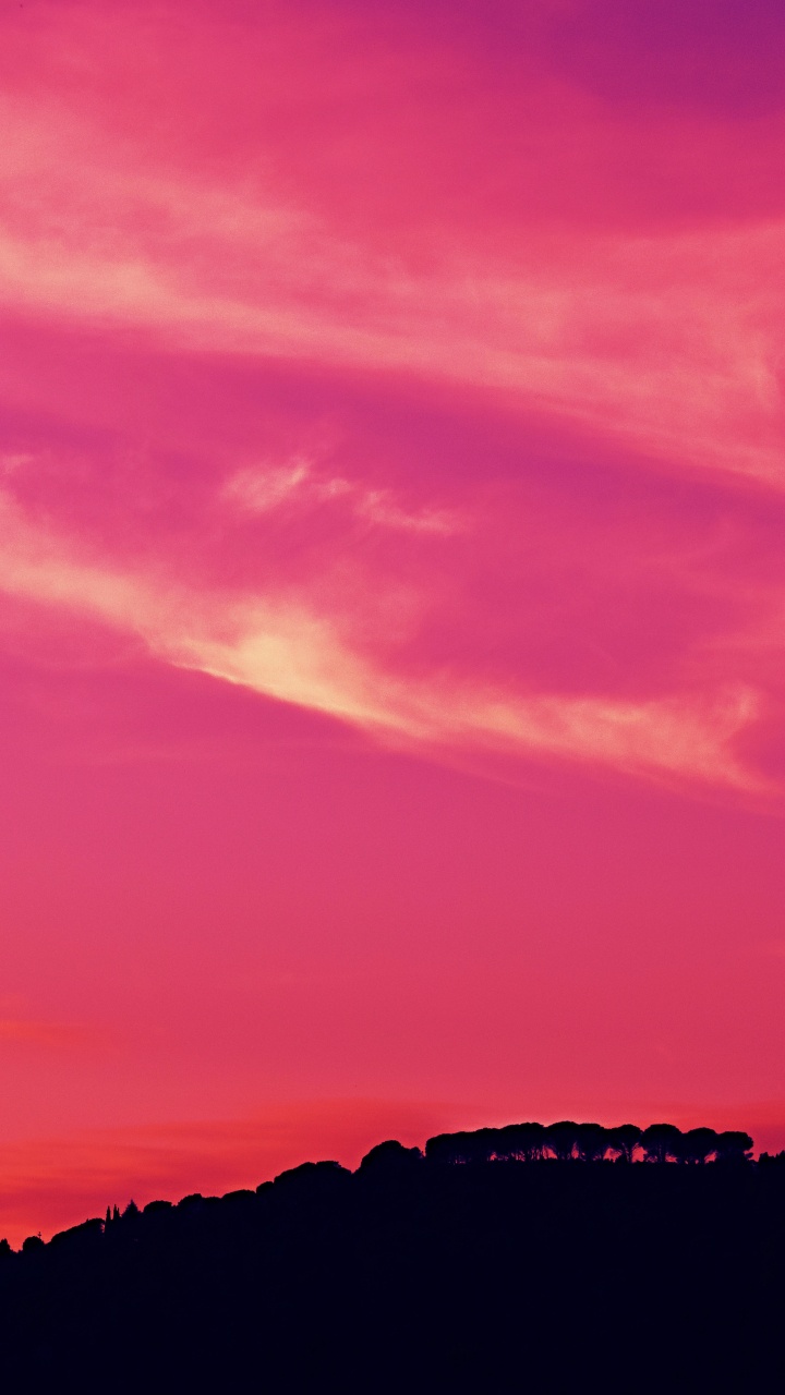 Sunset, Afterglow, Cloud, Red, Pink. Wallpaper in 720x1280 Resolution