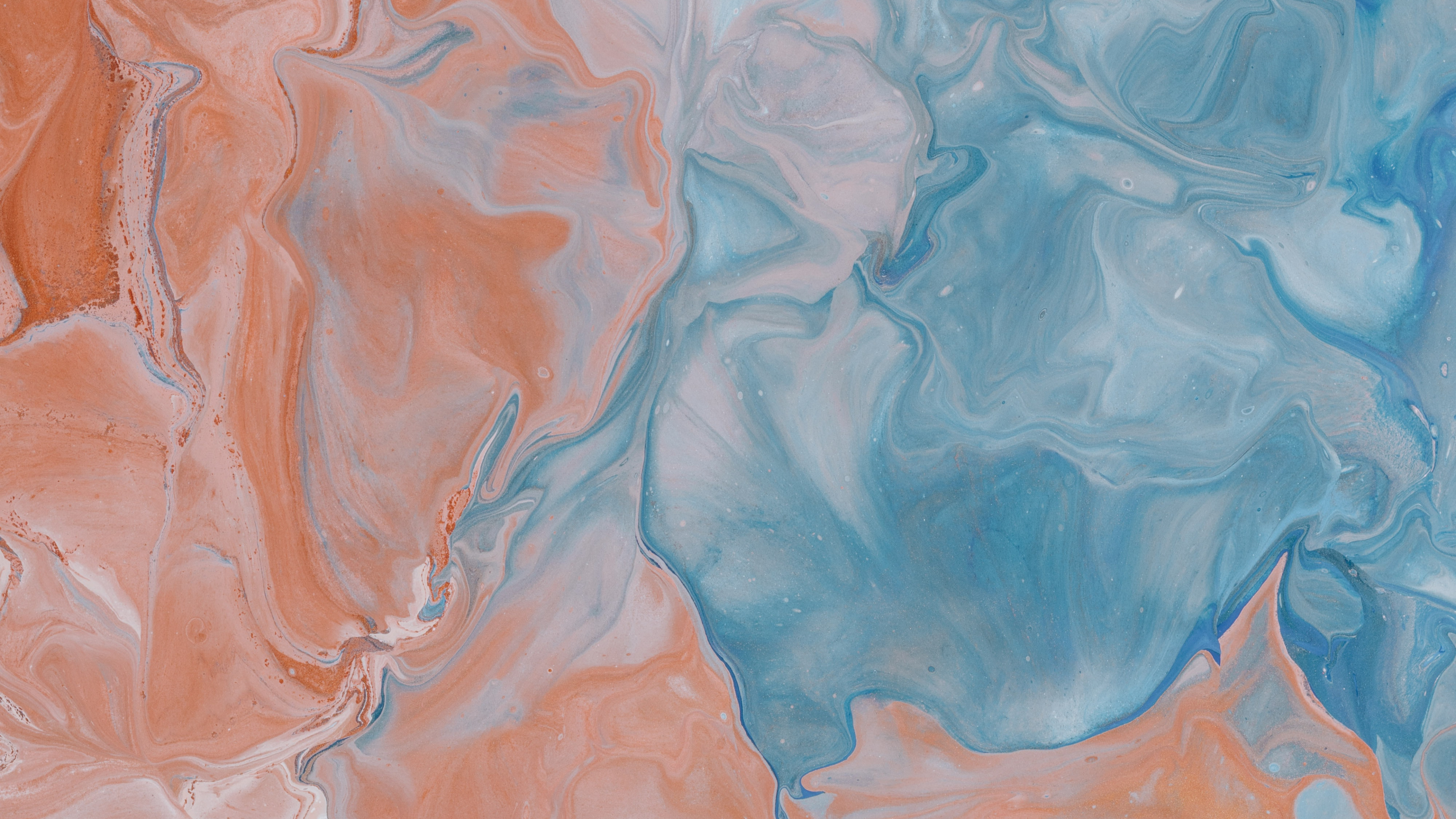 Blaue Und Weiße Wasseroberfläche. Wallpaper in 3840x2160 Resolution