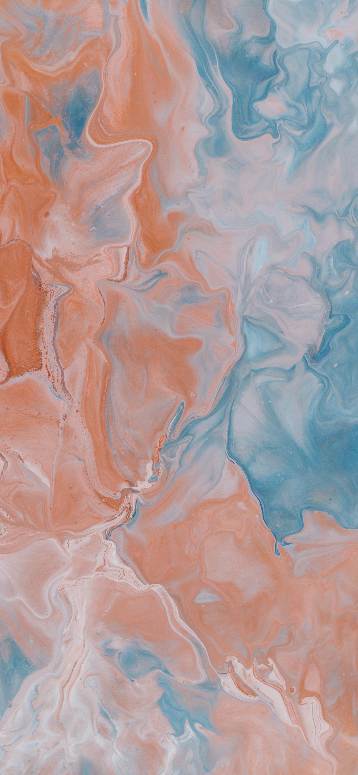 Surface de L'eau Bleue et Blanche. Wallpaper in 1242x2688 Resolution