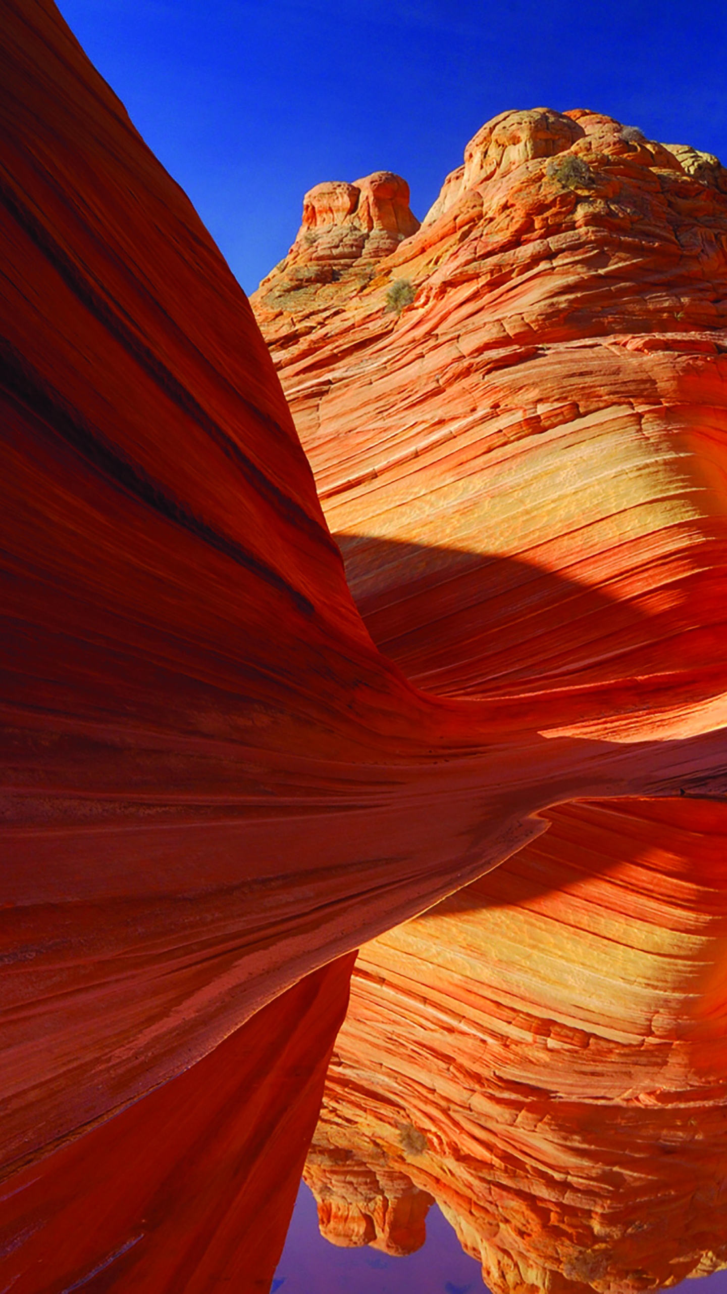 Brown Rock Formation Under Blue Sky During Daytime. Wallpaper in 1440x2560 Resolution