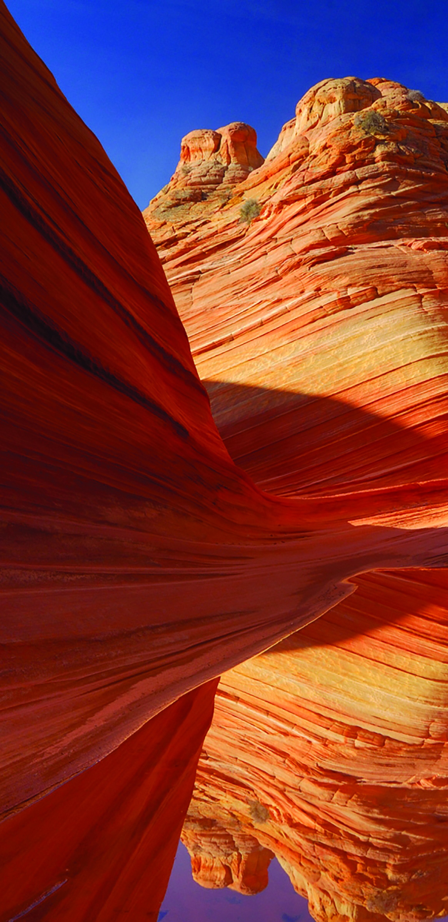 Brown Rock Formation Under Blue Sky During Daytime. Wallpaper in 1440x2960 Resolution