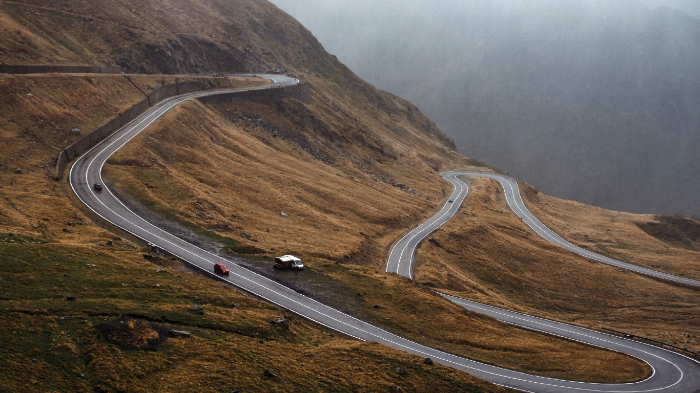 Transfgran, Cloud, Piste, Hochland, Asphalt. Wallpaper in 1366x768 Resolution