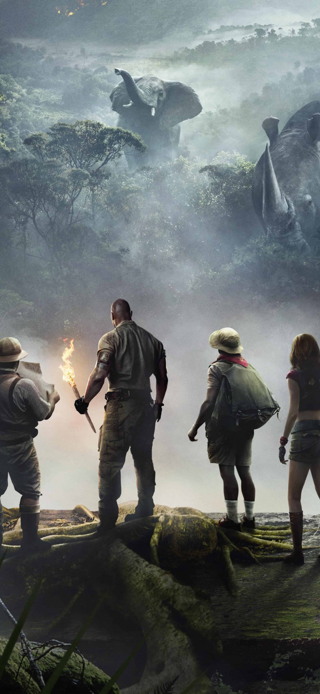 Jumanji, Nature, Jungle, Cours D'eau, Rainforest. Wallpaper in 1125x2436 Resolution