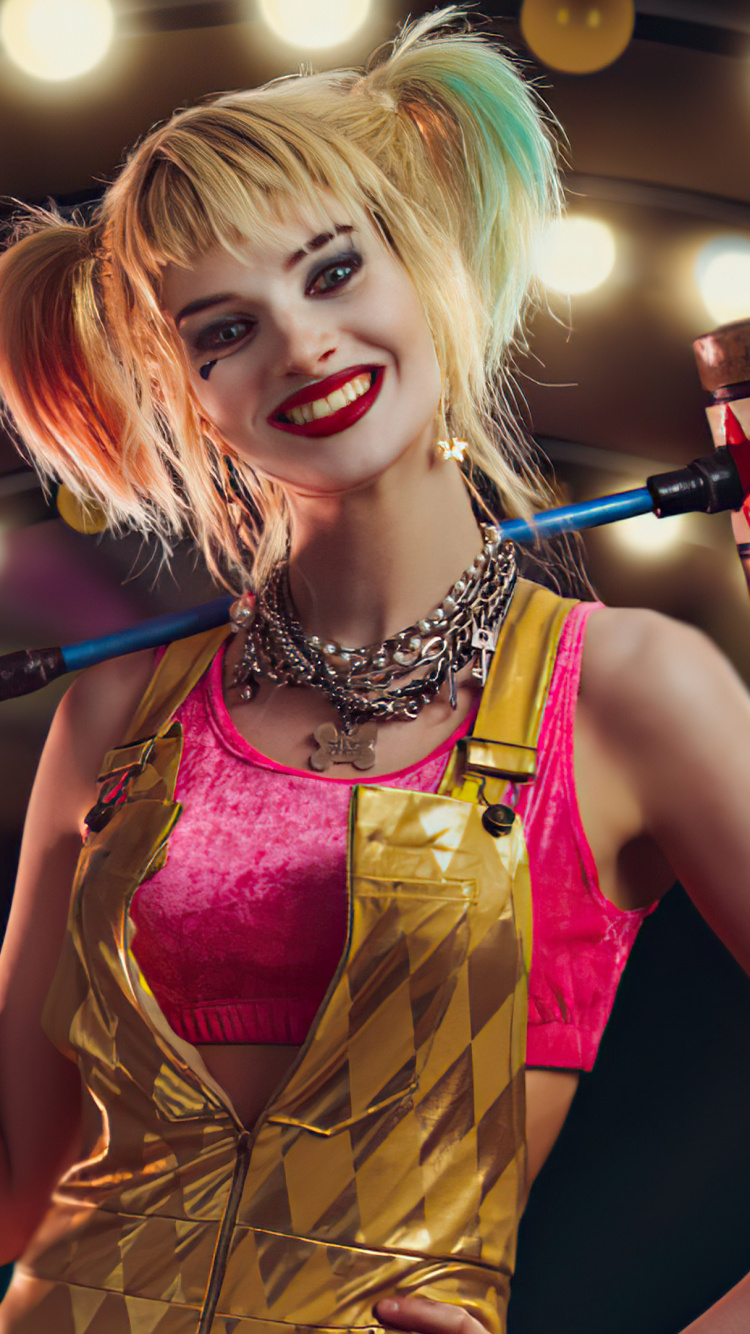 Harley Quinn Gold Overalls, Harley Quinn, Kostüm, Frauenkostüm, Gold. Wallpaper in 750x1334 Resolution