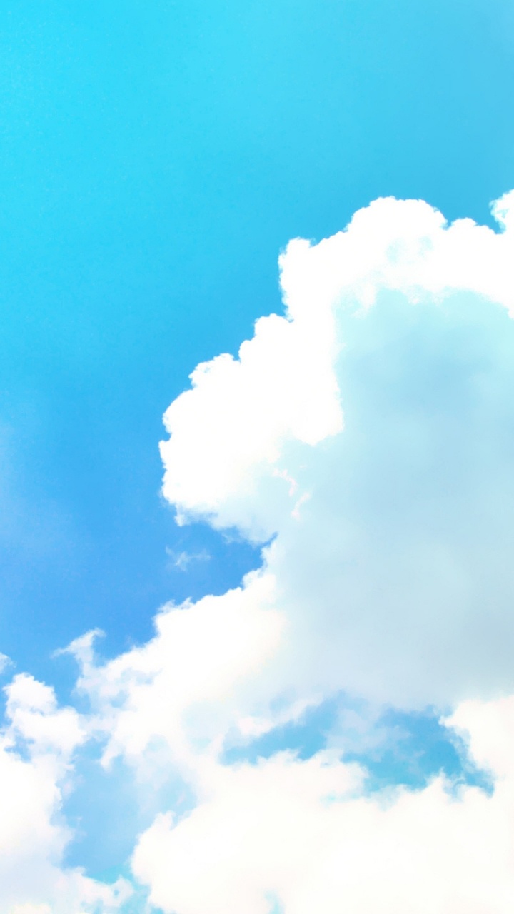 Nuages Blancs et Ciel Bleu Pendant la Journée. Wallpaper in 720x1280 Resolution