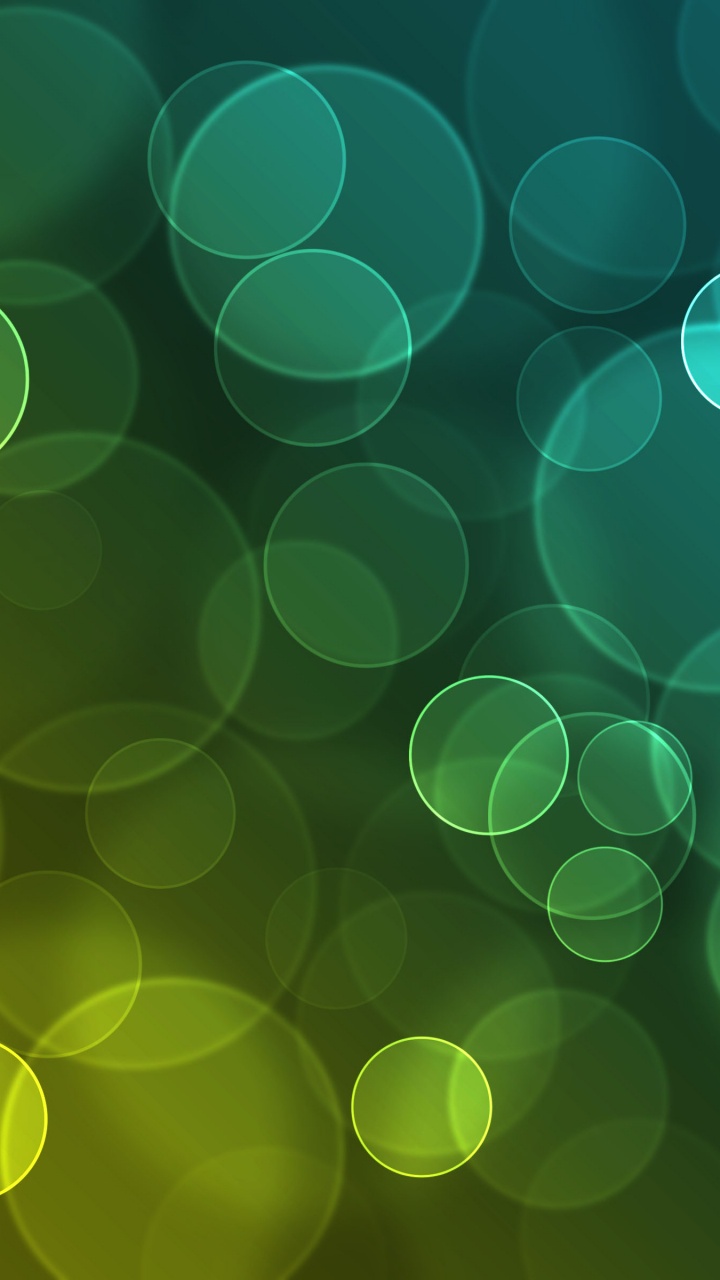 Lumières Bokeh Vertes et Blanches. Wallpaper in 720x1280 Resolution