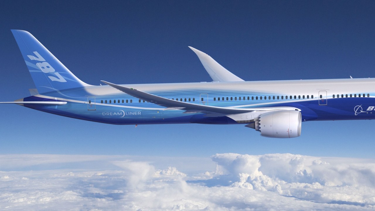 White and Blue Airplane Under Blue Sky During Daytime. Wallpaper in 1280x720 Resolution