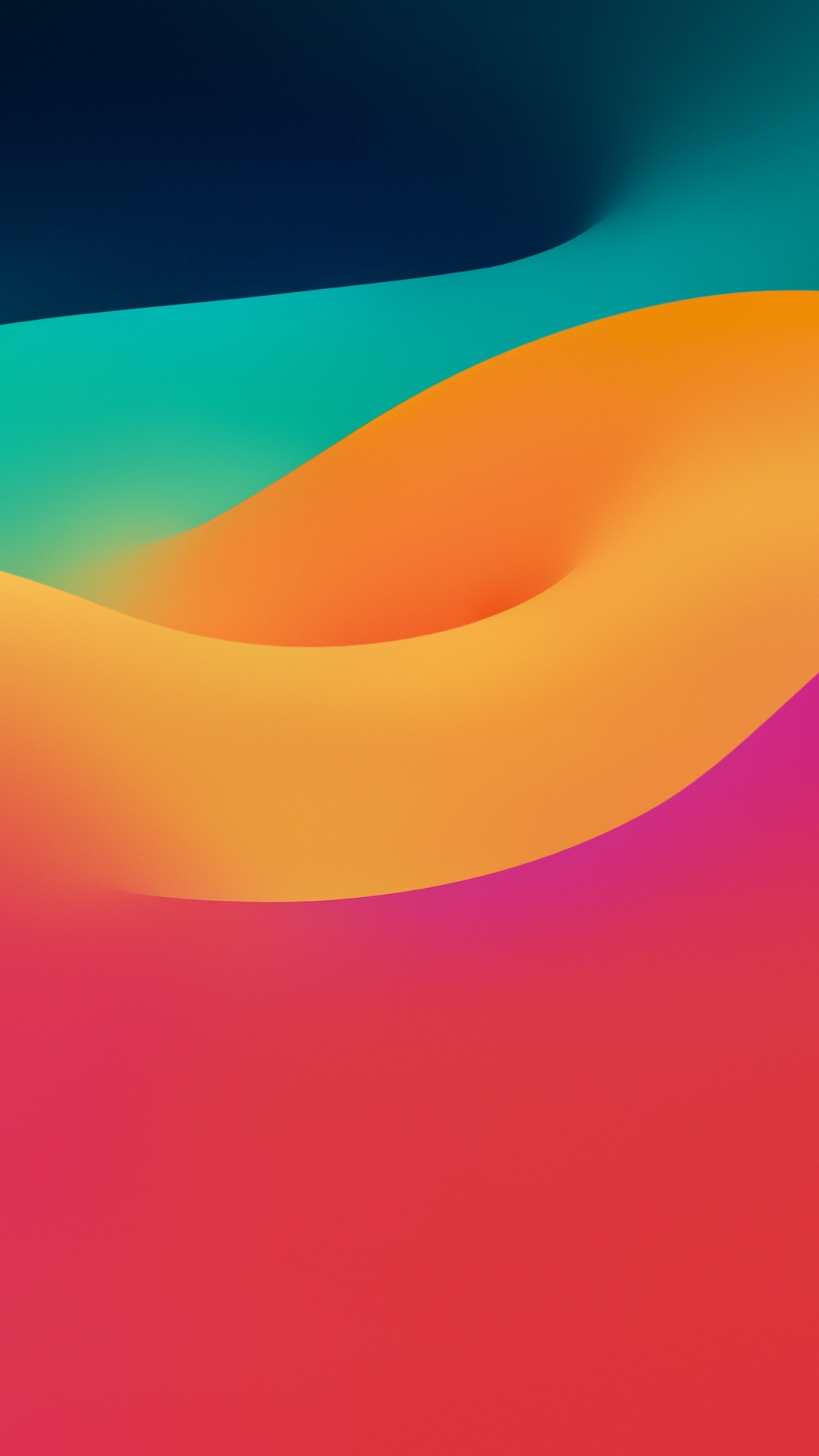 Ios 17, Tablet, Red, Orange, Graphics. Wallpaper in 1080x1920 Resolution