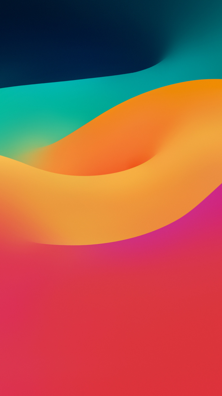 Ios 17, Tablet, Rojo, Naranja, Gráficos. Wallpaper in 750x1334 Resolution