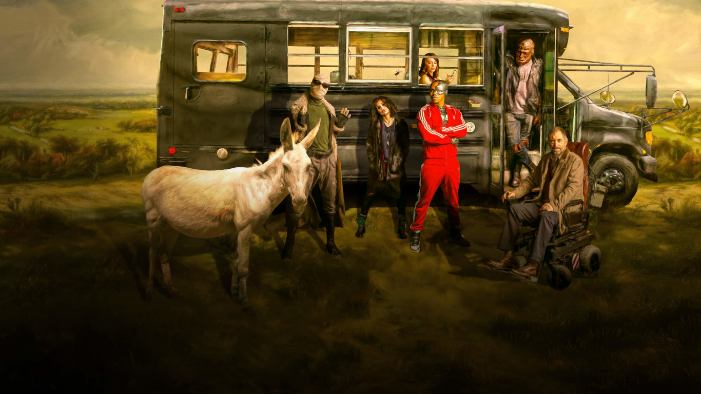 Grupo de Personas de Pie Junto al Caballo Blanco. Wallpaper in 1366x768 Resolution