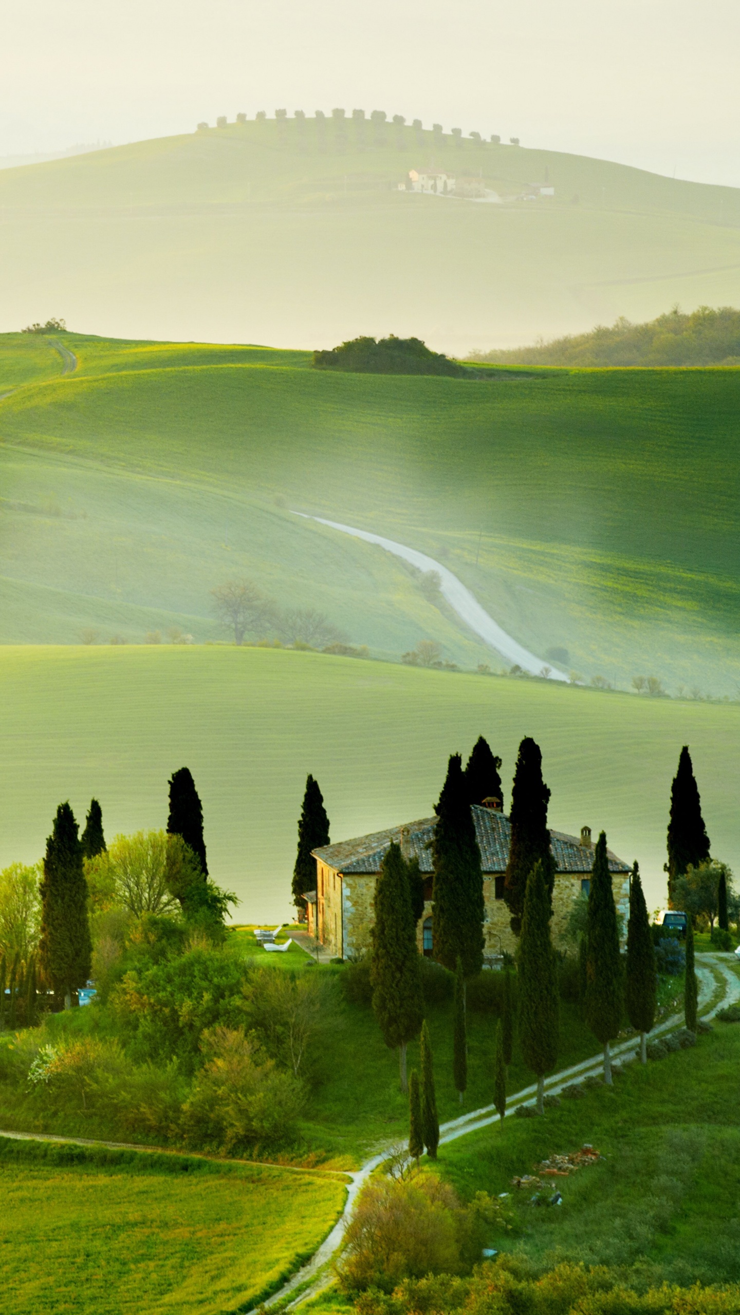 Green Grass Field Near Body of Water During Daytime. Wallpaper in 1440x2560 Resolution