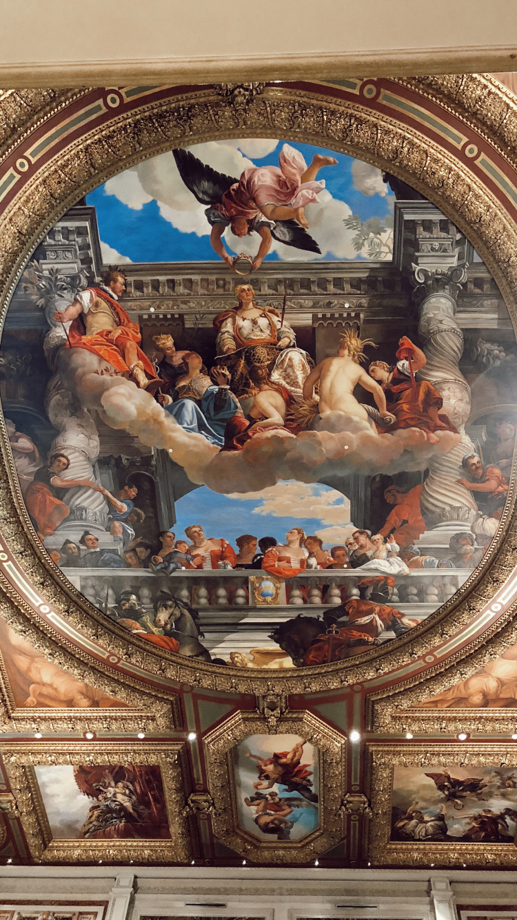 Techo Veneciano, Las Vegas Venecianas, Venecia, Querido, Arte. Wallpaper in 750x1334 Resolution