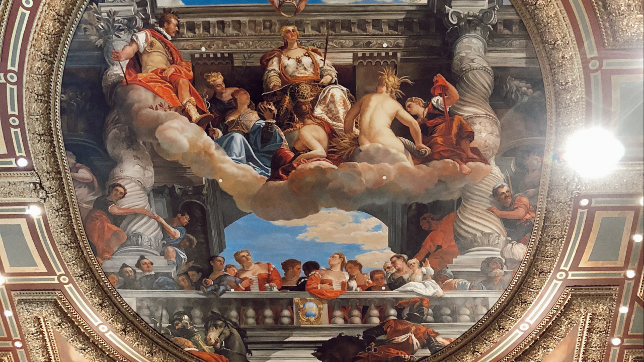 Venezianische Decke, Das Venezianische Las Vegas, Venedig, Wanted, Kunst. Wallpaper in 1280x720 Resolution