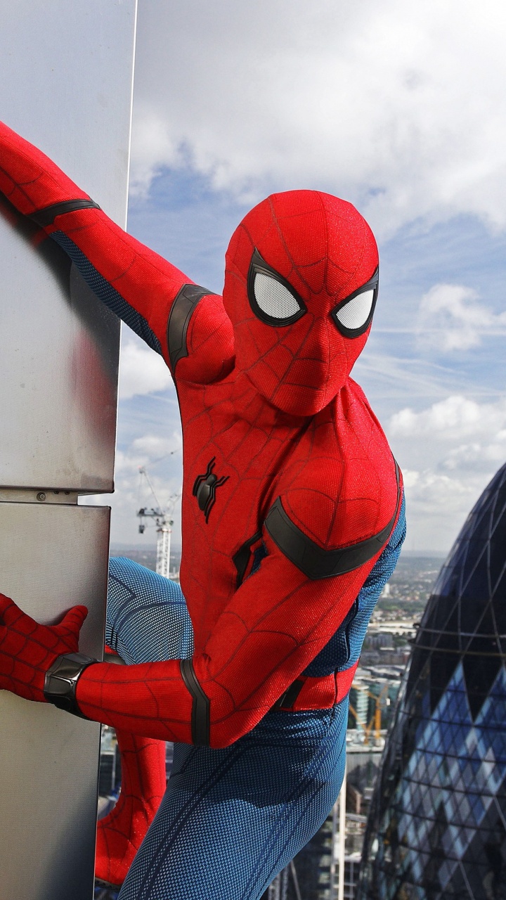 Spider-man, 致幻客, 蜘蛛侠回家, 服装, 红色的 壁纸 720x1280 允许