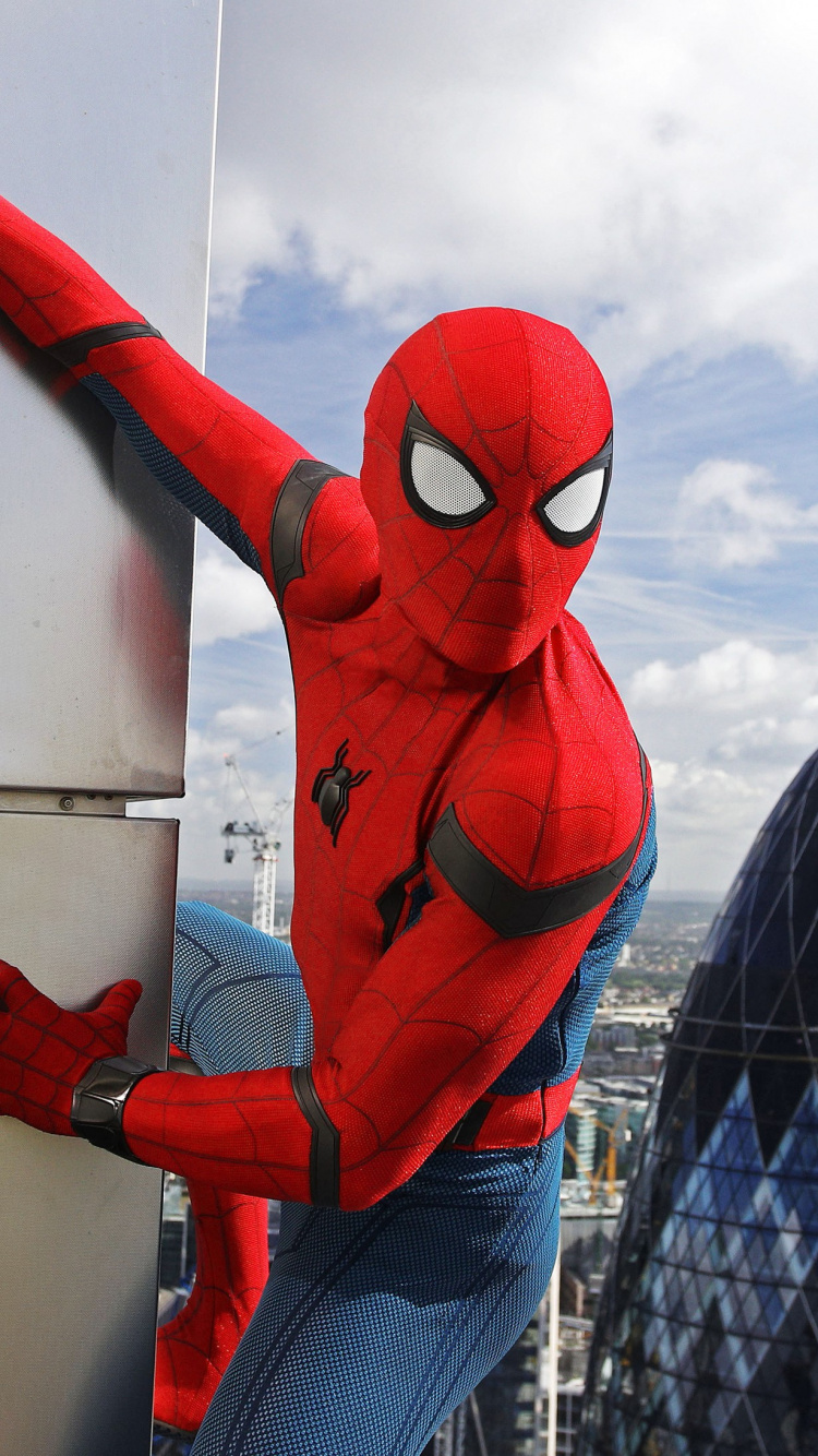 Spider-man, 致幻客, 蜘蛛侠回家, 服装, 红色的 壁纸 750x1334 允许