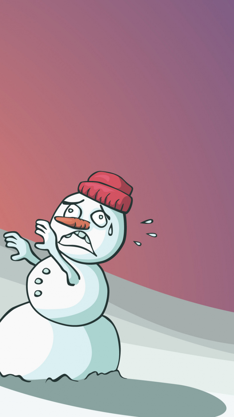 White and Red Dog Cartoon Character. Wallpaper in 750x1334 Resolution