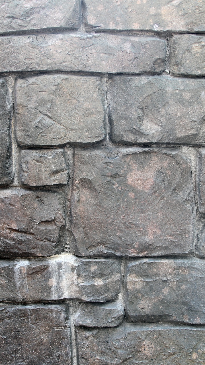 Pared de Ladrillo Marrón y Gris. Wallpaper in 720x1280 Resolution