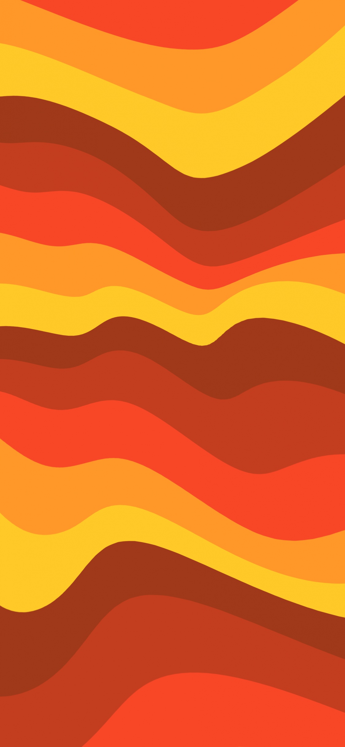 Orange, Mathematik, Geometrie, Farbigkeit, Brown. Wallpaper in 1125x2436 Resolution