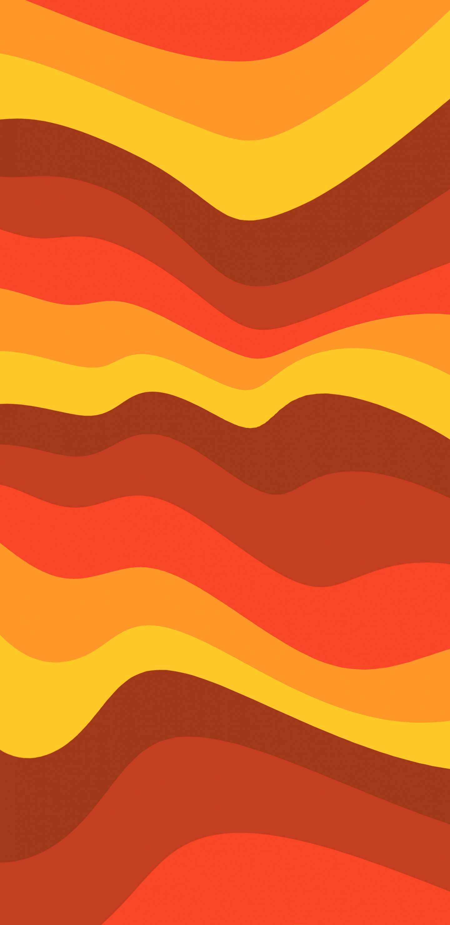 Orange, Mathematik, Geometrie, Farbigkeit, Brown. Wallpaper in 1440x2960 Resolution