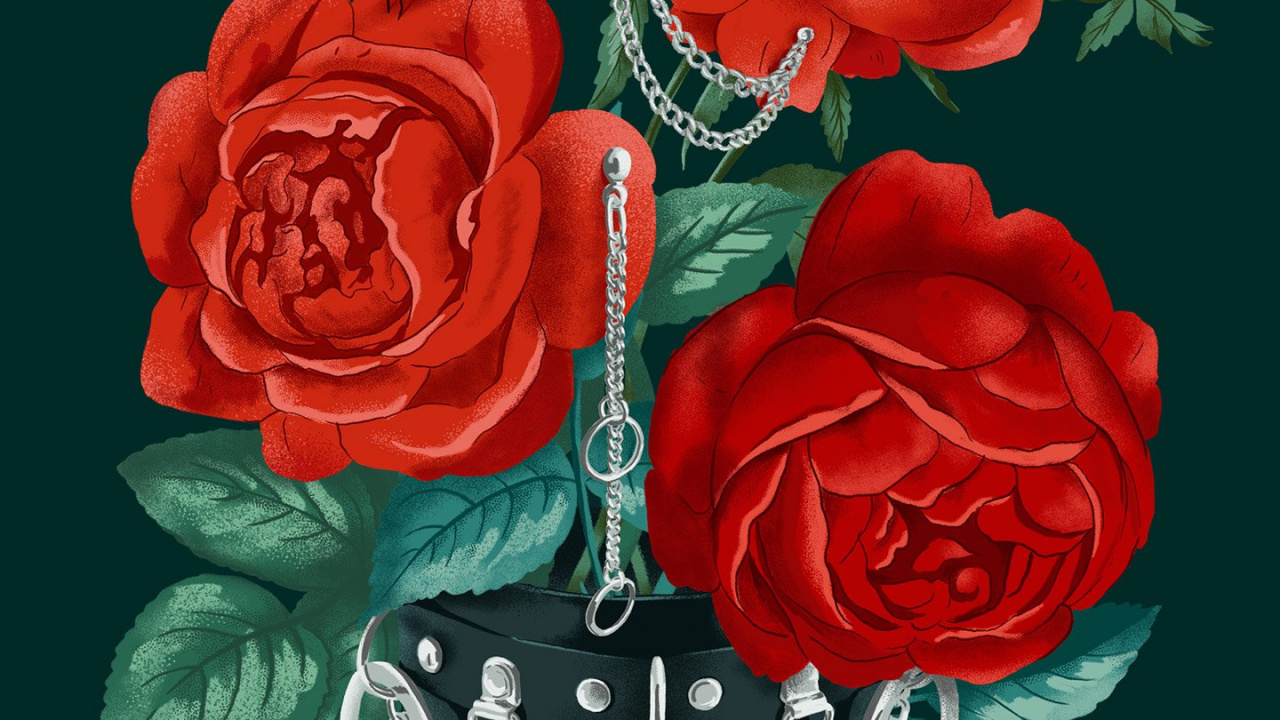 Garten Rosen, Blumenmuster, Rose, Kunst, Blütenblatt. Wallpaper in 1280x720 Resolution