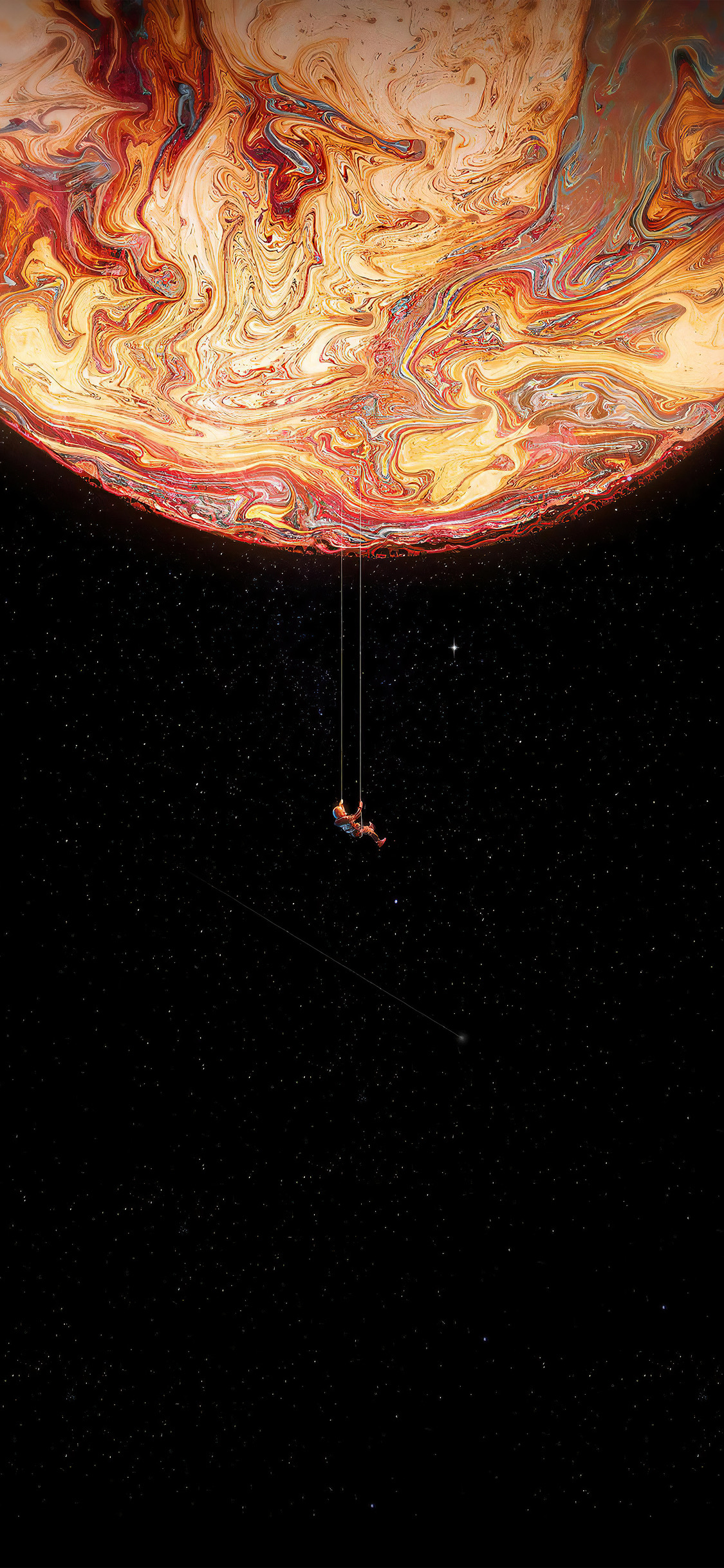 Amoled, Super Amoled, Líquido, Manga, Arte. Wallpaper in 1125x2436 Resolution