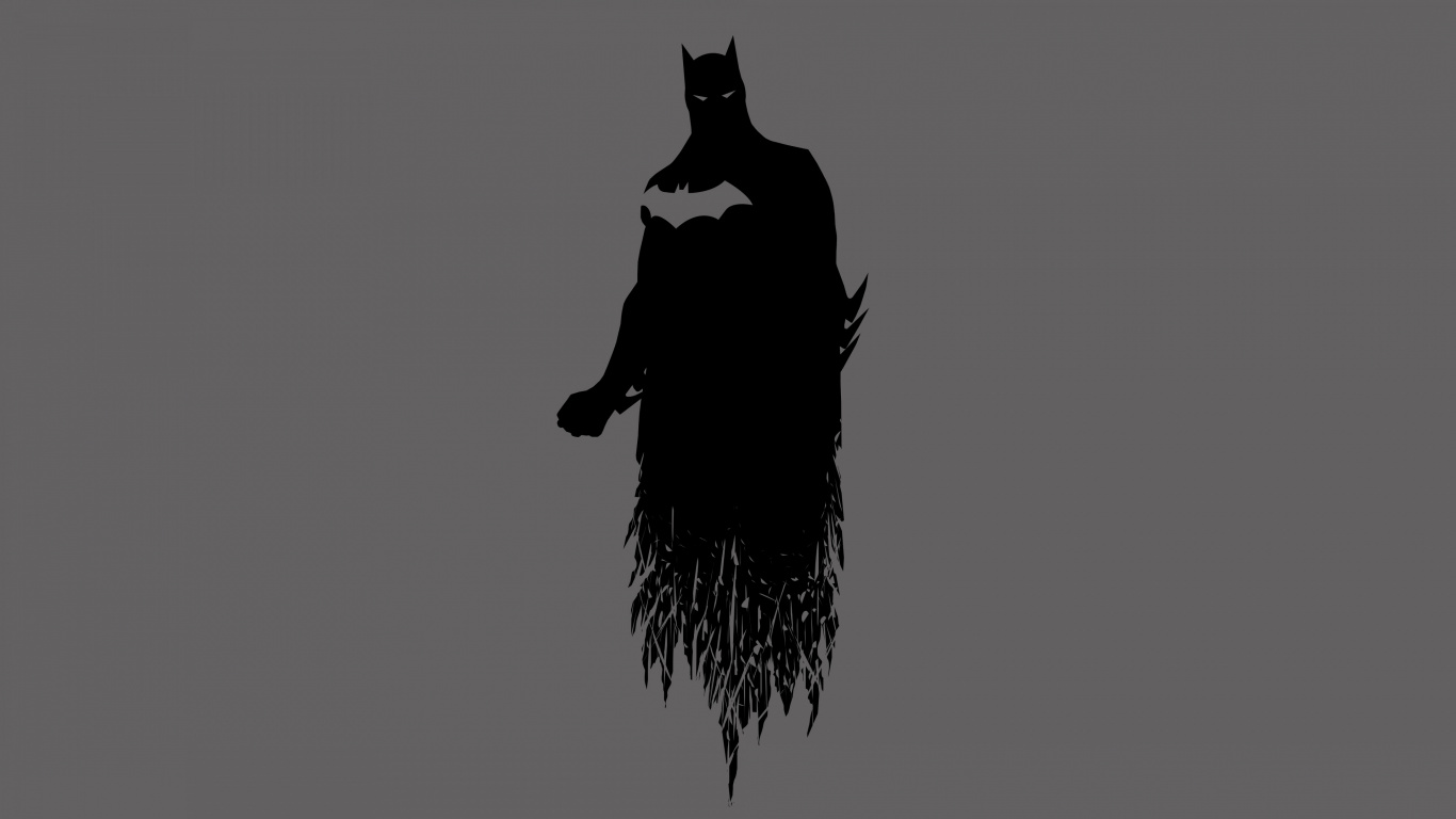 Silhouette D'un Chat Sur un Arbre. Wallpaper in 1366x768 Resolution