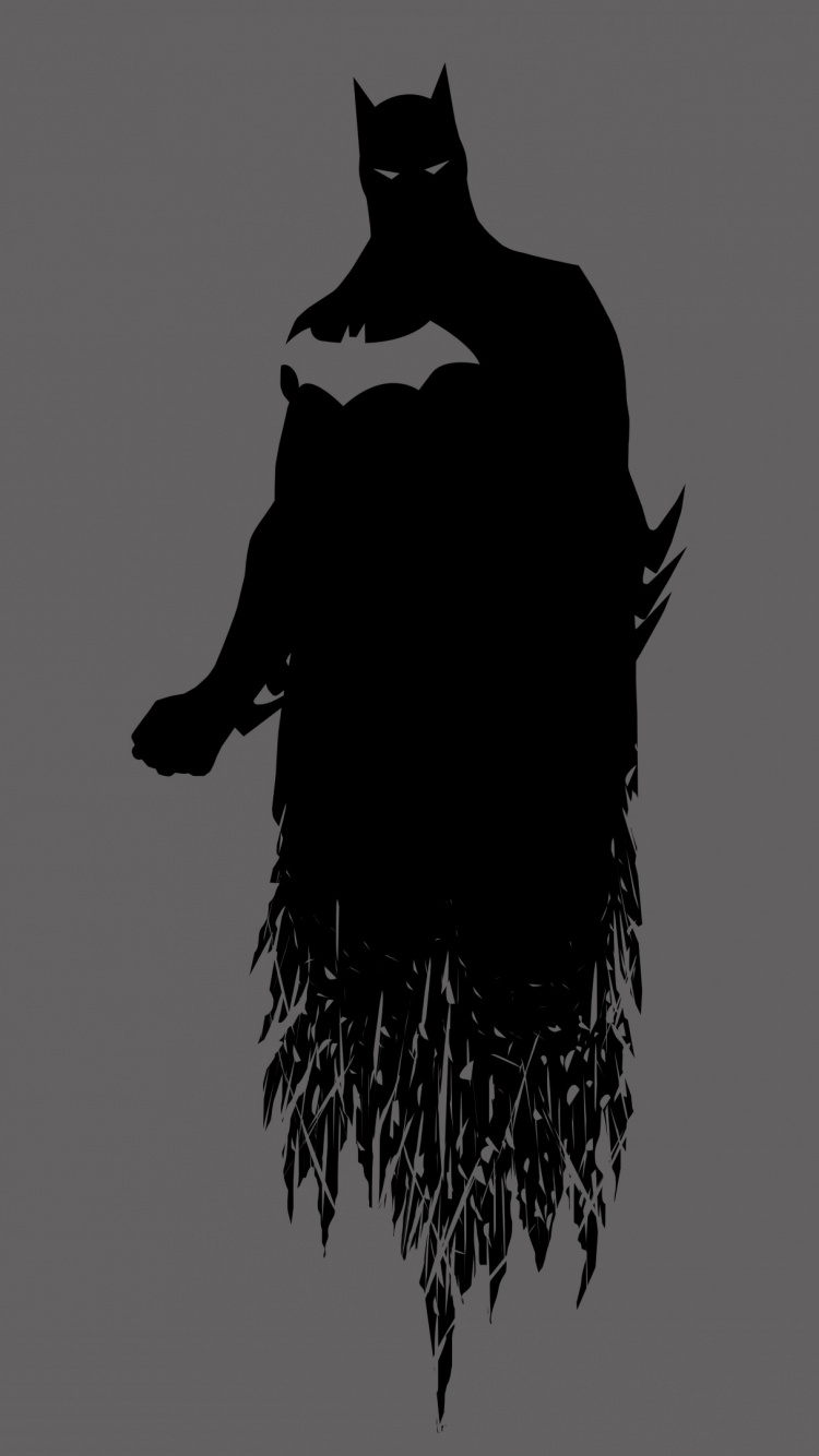 Silhouette of a Cat on a Tree. Wallpaper in 750x1334 Resolution