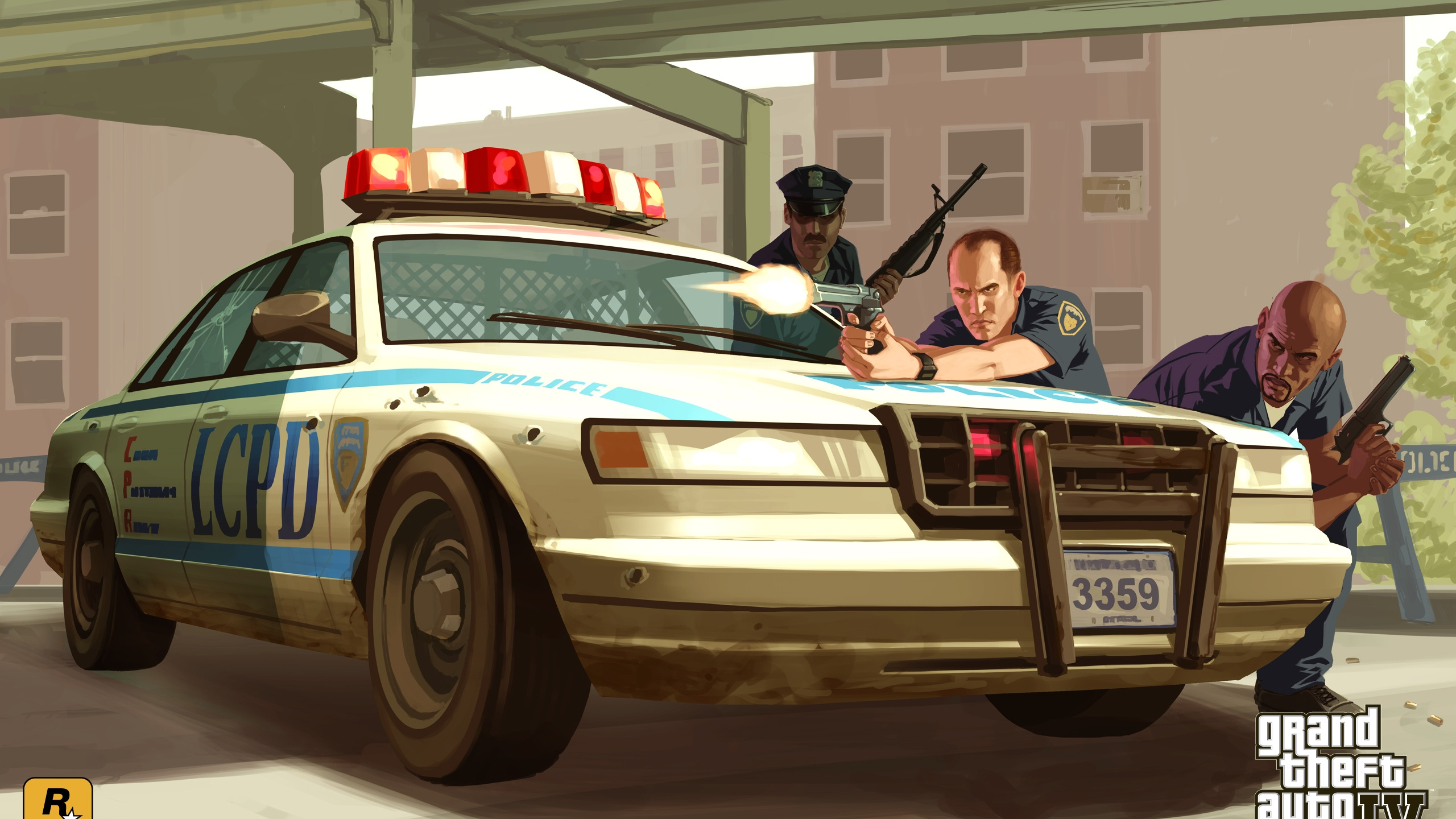 警车, 警察, 汽车外, 汽车设计的, Gta4 壁纸 2560x1440 允许