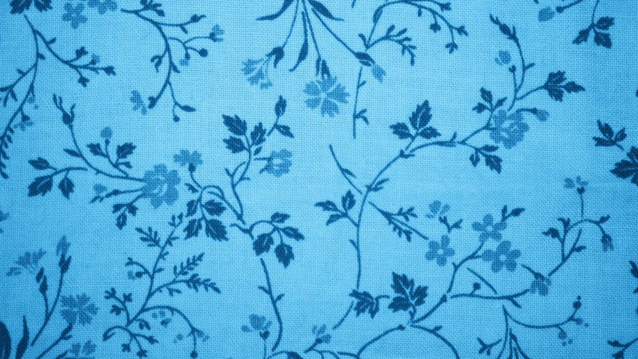 Textil Floral Azul y Blanco. Wallpaper in 1280x720 Resolution