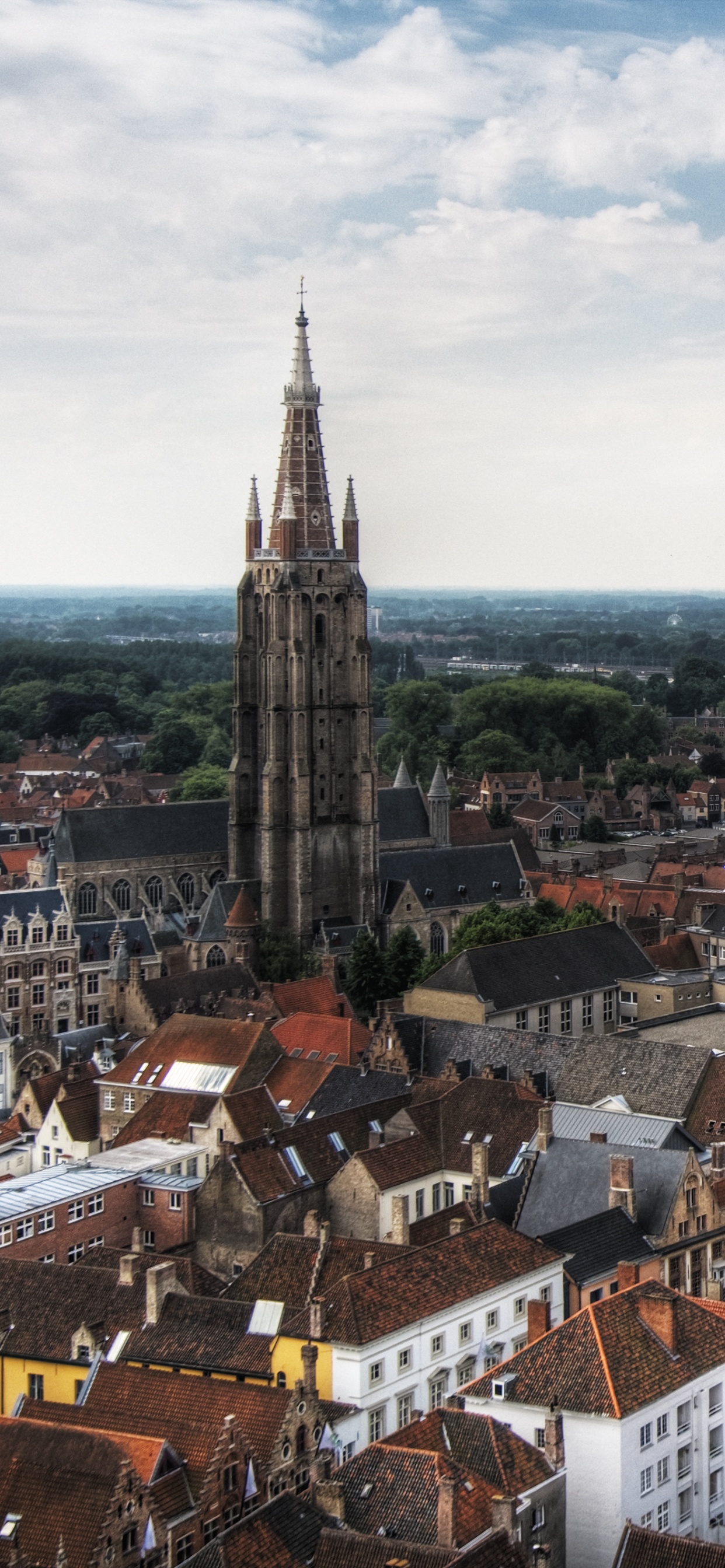 Aerial View of City Buildings During Daytime. Wallpaper in 1242x2688 Resolution