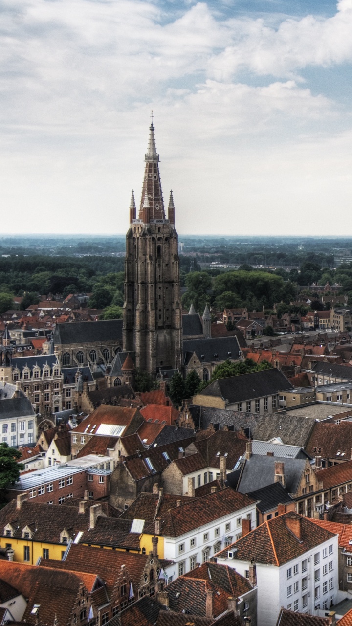 Aerial View of City Buildings During Daytime. Wallpaper in 720x1280 Resolution