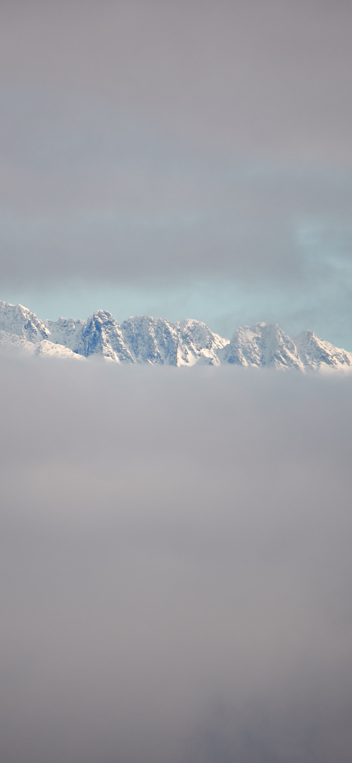 多山的地貌, 山脉, 阿尔卑斯山, 天空, 冰川 壁纸 1125x2436 允许