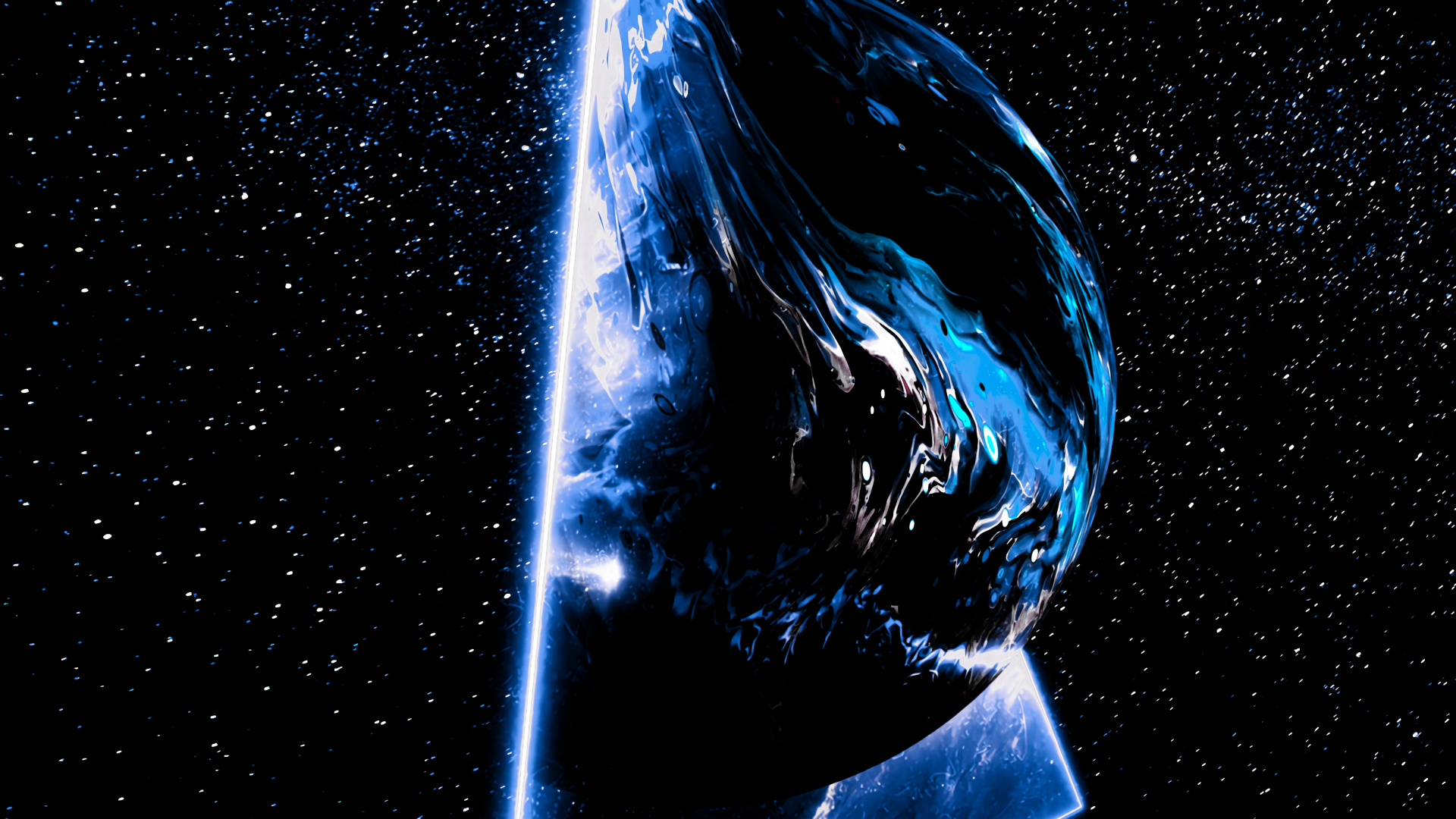 Atmosphäre, Galaxy, Dreieck, Astronomisches Objekt, Automotive Lighting. Wallpaper in 1920x1080 Resolution