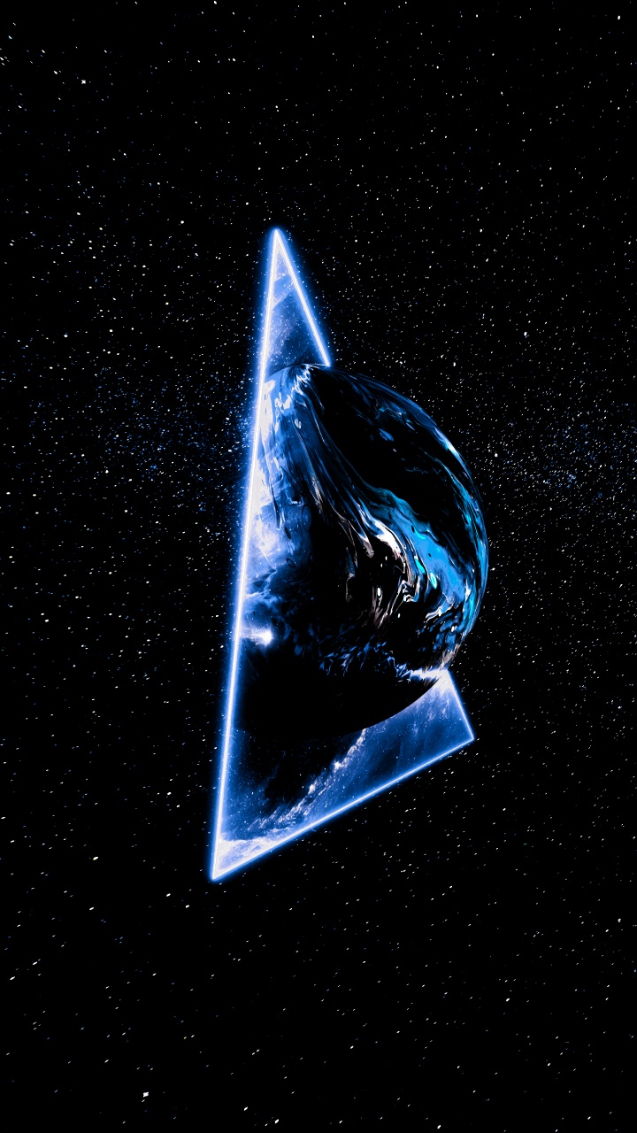 Atmosphäre, Galaxy, Dreieck, Astronomisches Objekt, Automotive Lighting. Wallpaper in 720x1280 Resolution