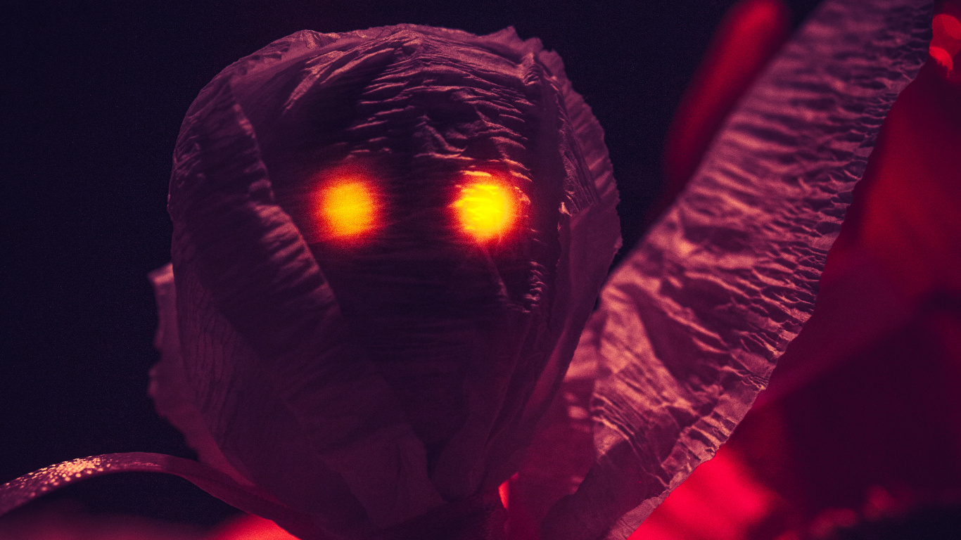 Persona Con Camisa de Manga Larga Roja Sosteniendo Una Linterna Encendida. Wallpaper in 1366x768 Resolution